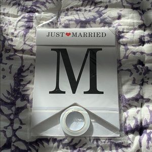 Brand new never used “just married” banner